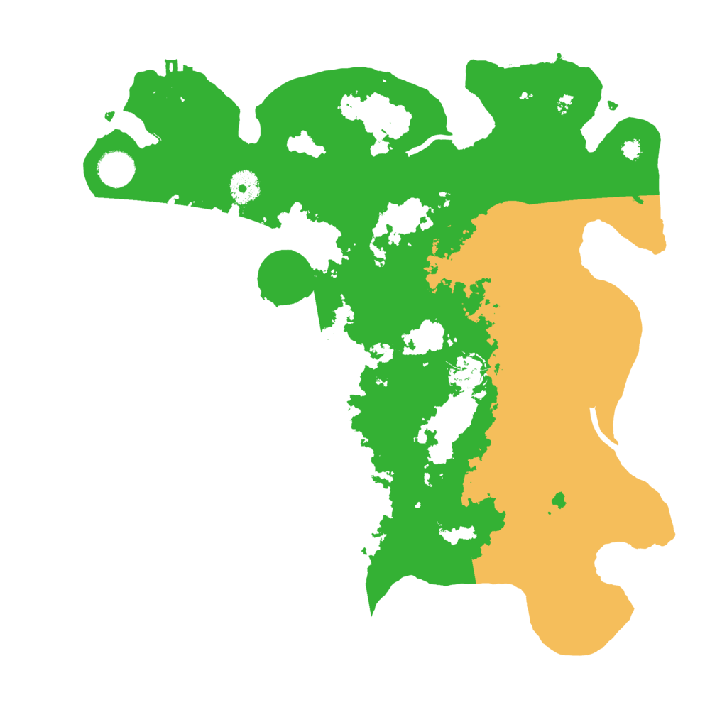 Biome Rust Map: Procedural Map, Size: 3500, Seed: 314489417