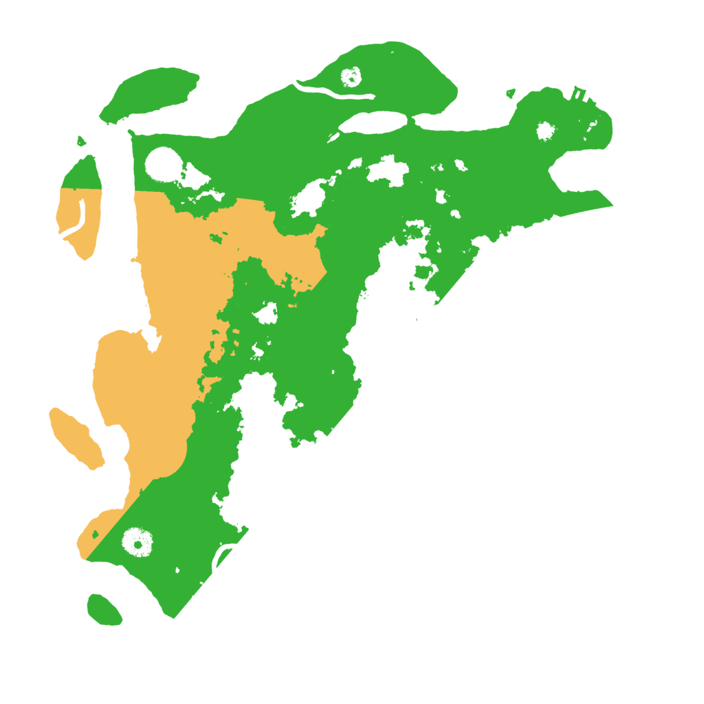 Biome Rust Map: Procedural Map, Size: 3550, Seed: 30469518
