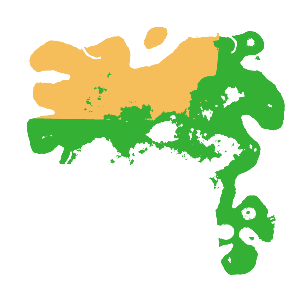 Biome Rust Map: Procedural Map, Size: 3400, Seed: 6812266