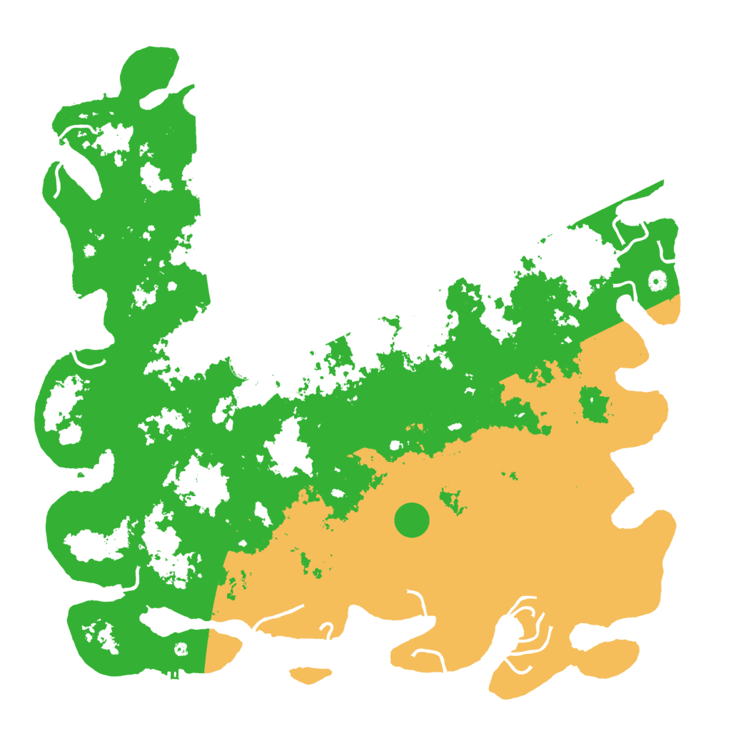 Biome Rust Map: Procedural Map, Size: 5500, Seed: 60287754