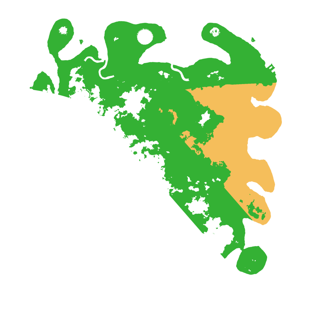 Biome Rust Map: Procedural Map, Size: 3500, Seed: 4178294