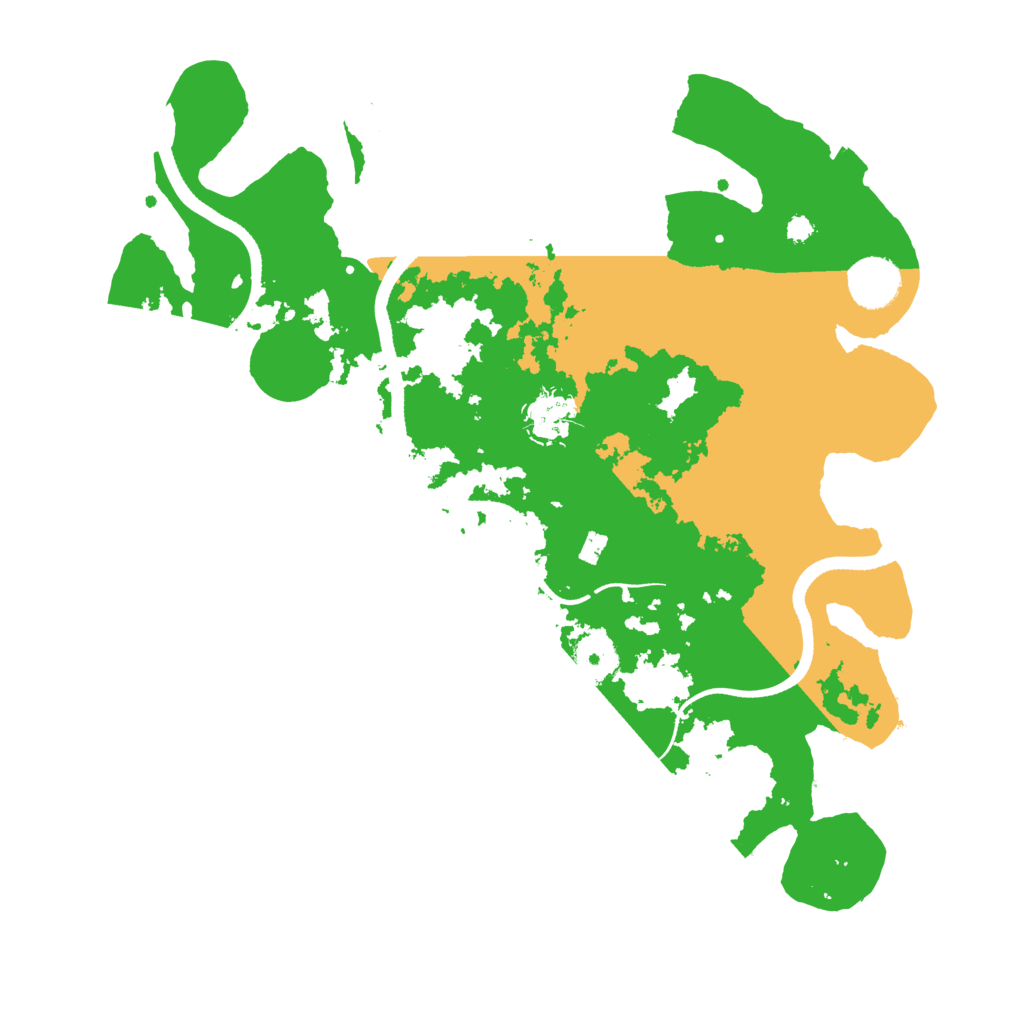 Biome Rust Map: Procedural Map, Size: 3500, Seed: 4178294