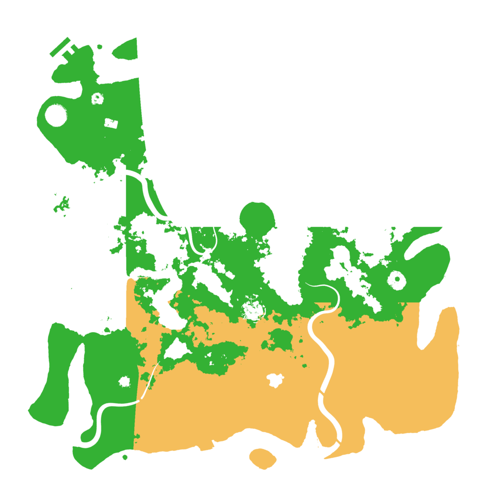 Biome Rust Map: Procedural Map, Size: 4100, Seed: 90419374