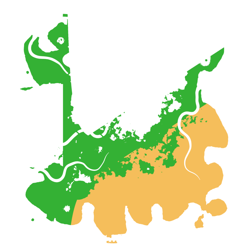 Biome Rust Map: Procedural Map, Size: 3650, Seed: 29600797