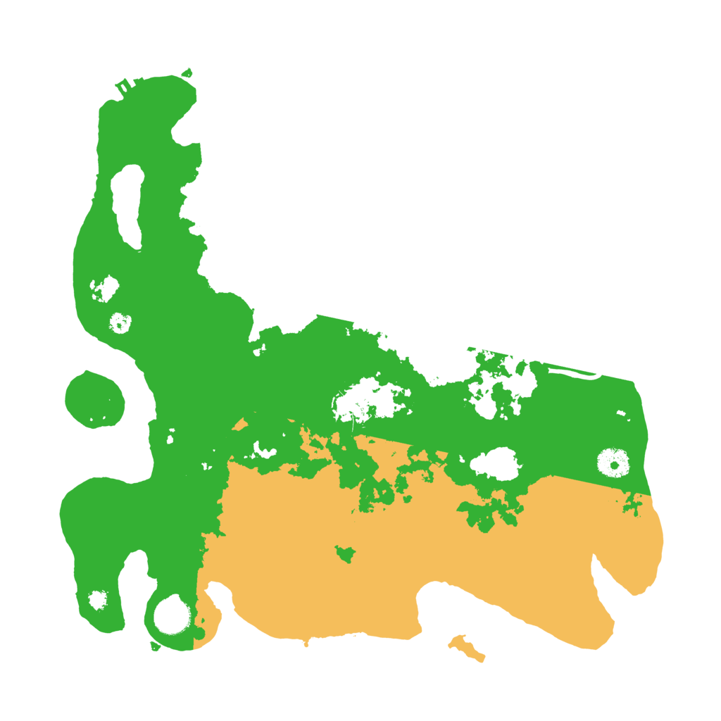 Biome Rust Map: Procedural Map, Size: 3500, Seed: 2078831105