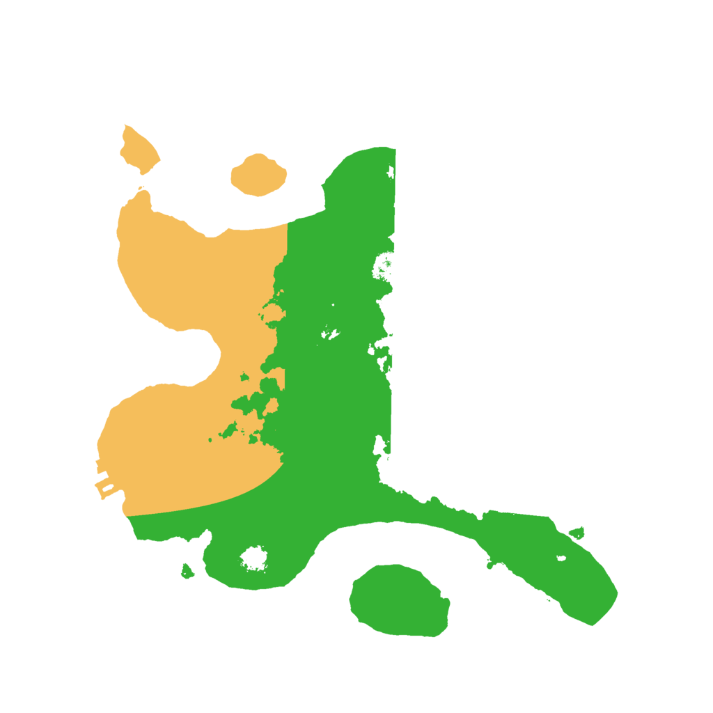 Biome Rust Map: Procedural Map, Size: 2500, Seed: 2001306837