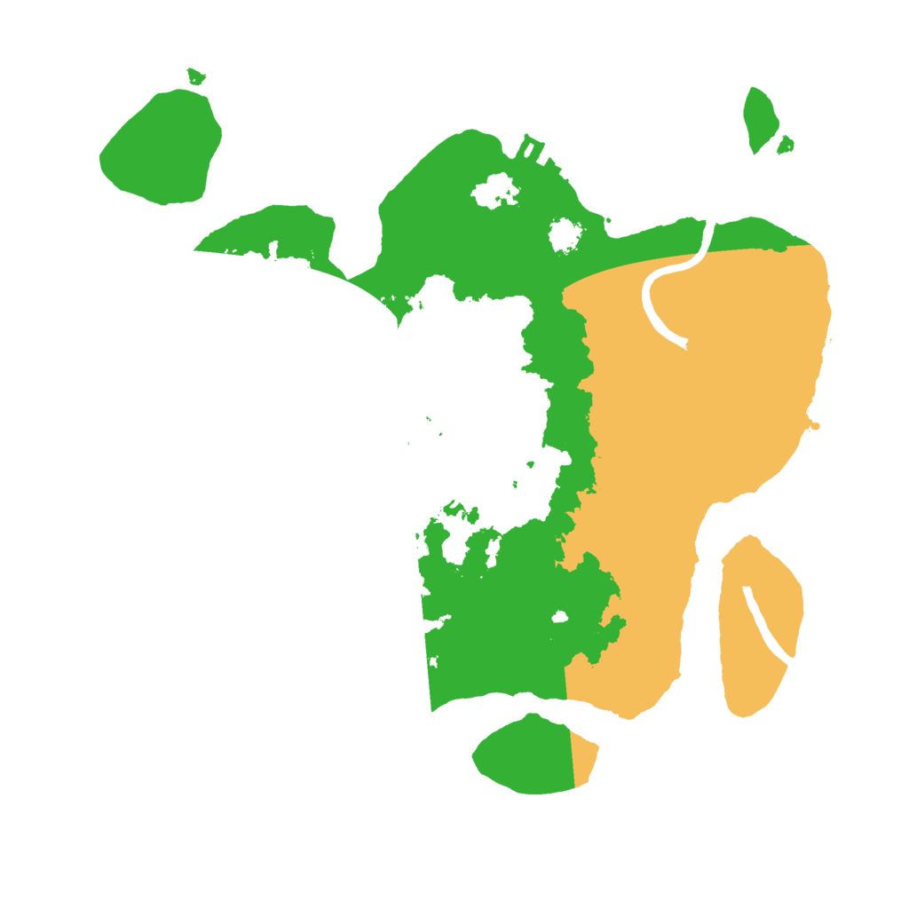 Biome Rust Map: Procedural Map, Size: 2500, Seed: 1662517736