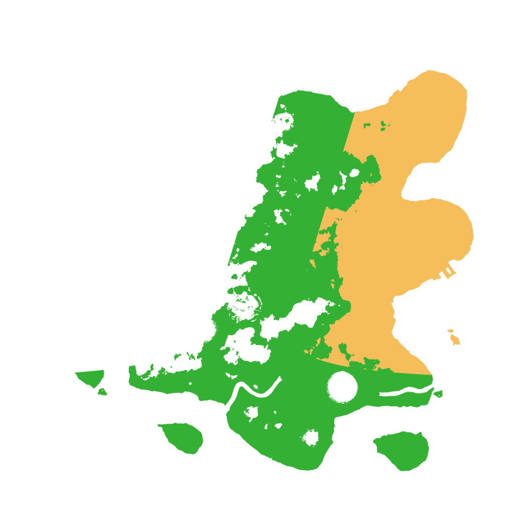 Biome Rust Map: Procedural Map, Size: 3000, Seed: 168197955