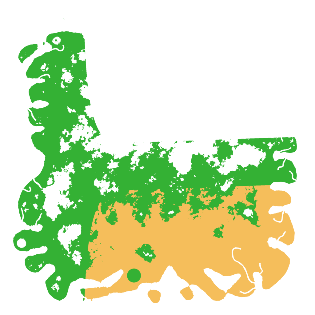 Biome Rust Map: Procedural Map, Size: 6000, Seed: 1431863772