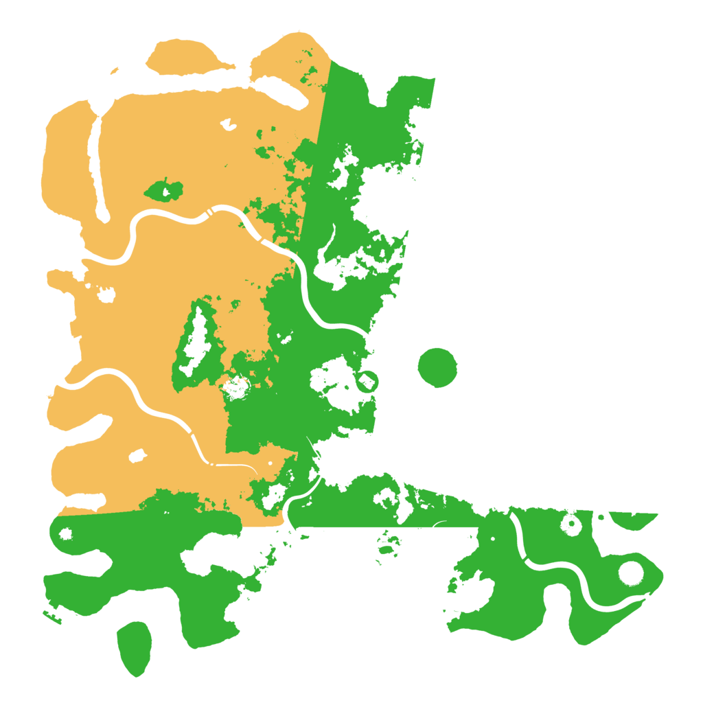 Biome Rust Map: Procedural Map, Size: 5000, Seed: 2071758427