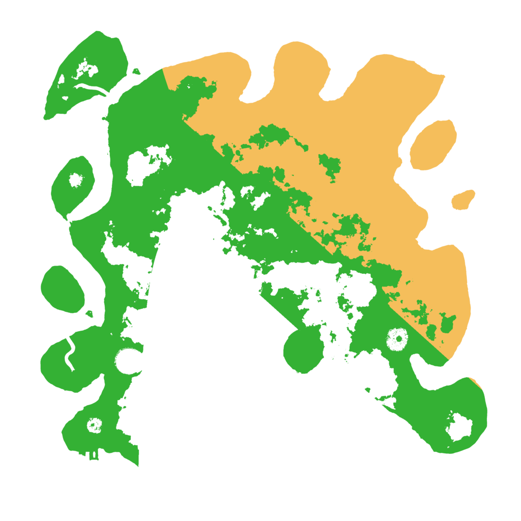 Biome Rust Map: Procedural Map, Size: 3500, Seed: 1823258454