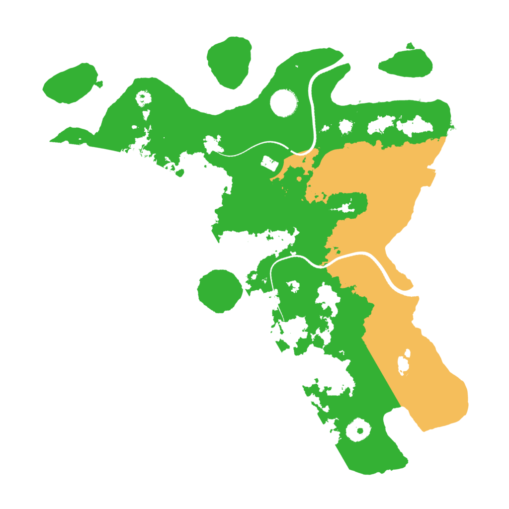 Biome Rust Map: Procedural Map, Size: 3300, Seed: 70