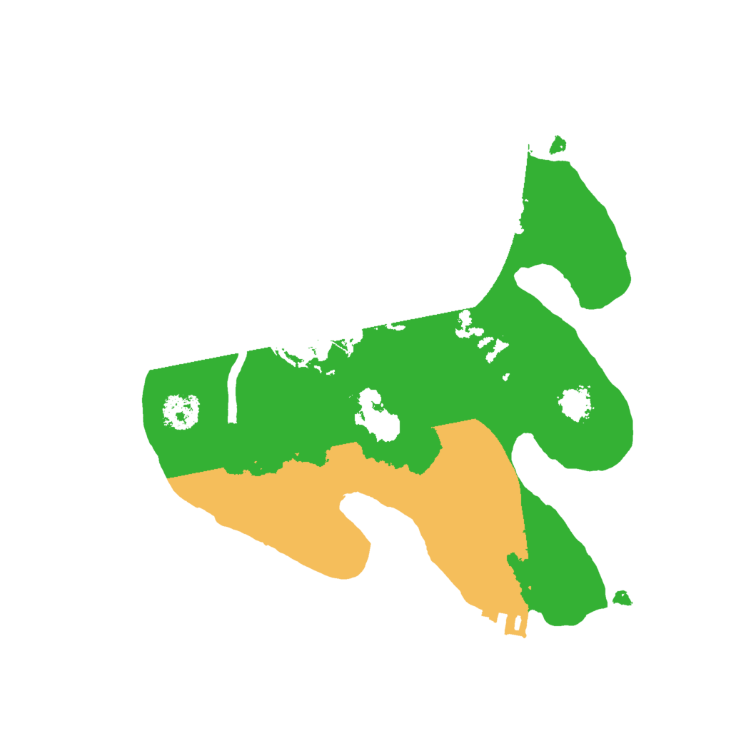 Biome Rust Map: Procedural Map, Size: 2049, Seed: 55442761