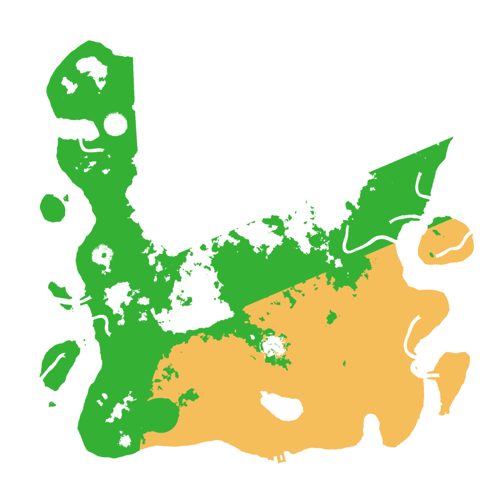 Biome Rust Map: Procedural Map, Size: 3800, Seed: 96521827