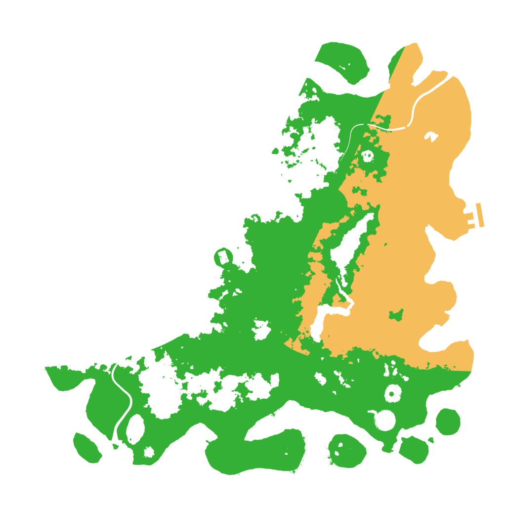 Biome Rust Map: Procedural Map, Size: 4250, Seed: 883611642