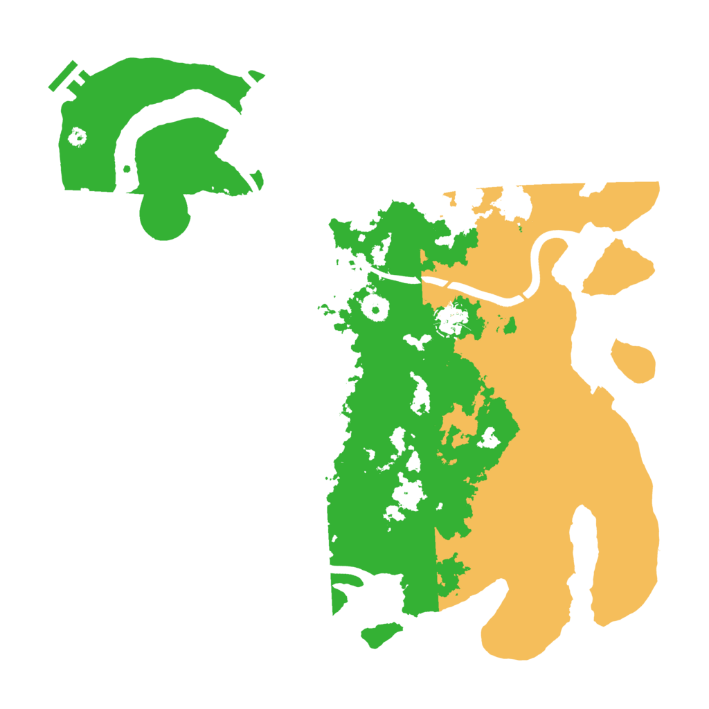 Biome Rust Map: Procedural Map, Size: 3900, Seed: 1409462878