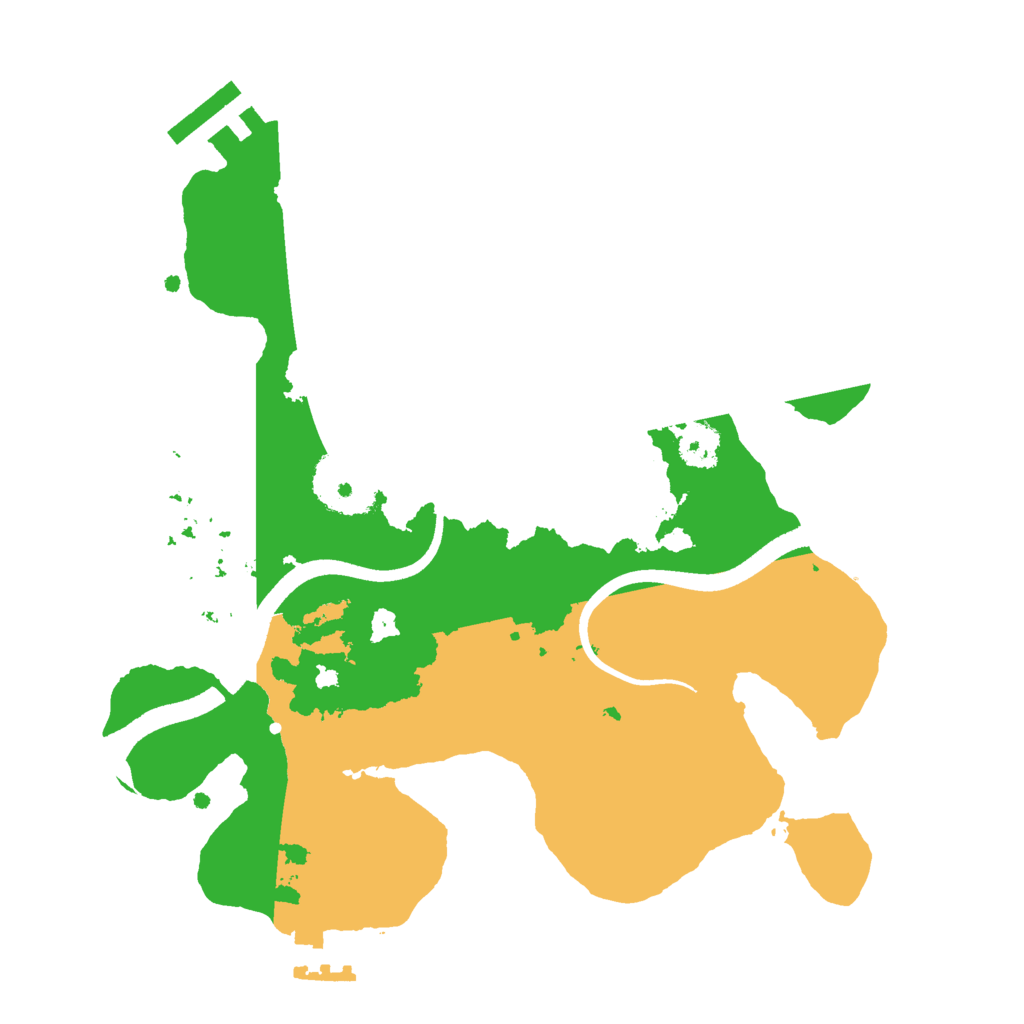 Biome Rust Map: Procedural Map, Size: 2500, Seed: 41235704