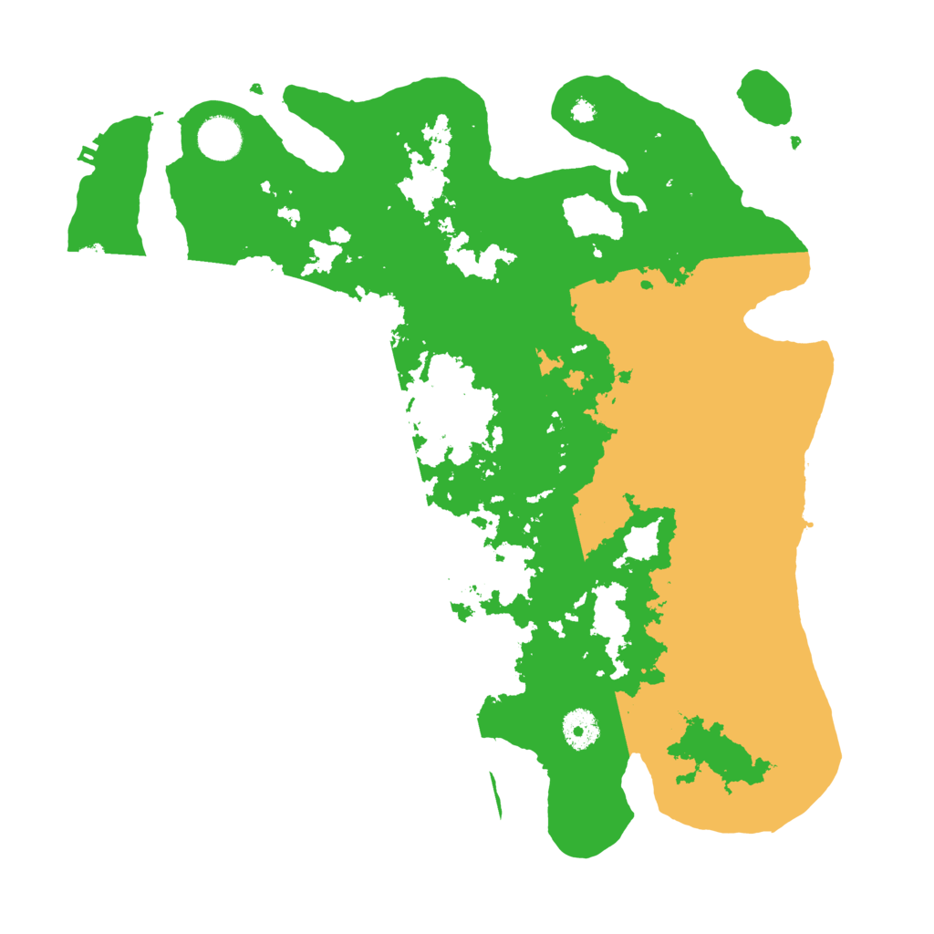 Biome Rust Map: Procedural Map, Size: 3700, Seed: 48264778