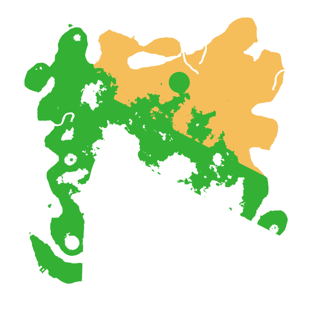 Biome Rust Map: Procedural Map, Size: 3900, Seed: 94601796