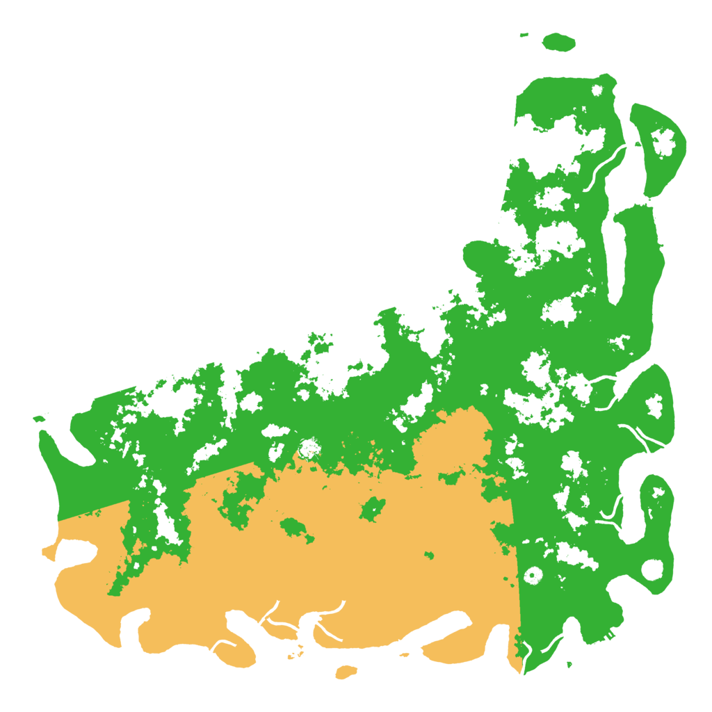 Biome Rust Map: Procedural Map, Size: 6000, Seed: 1106423127