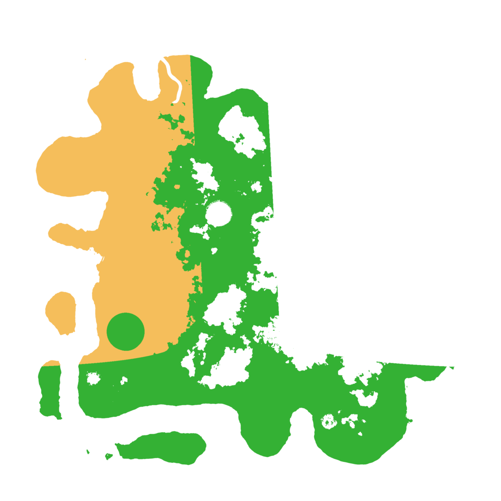 Biome Rust Map: Procedural Map, Size: 3500, Seed: 10470625