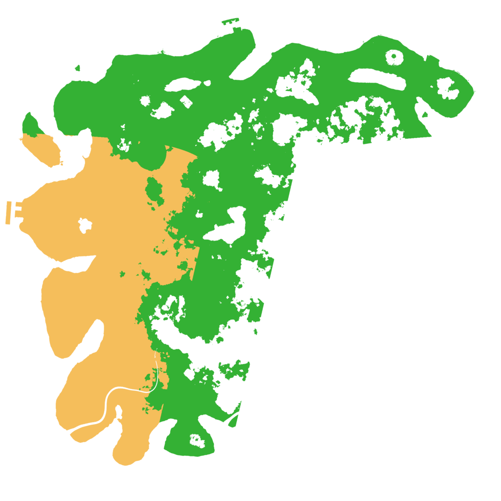 Biome Rust Map: Procedural Map, Size: 4400, Seed: 18429429
