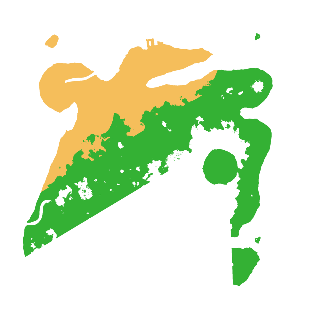 Biome Rust Map: Procedural Map, Size: 2500, Seed: 434048686