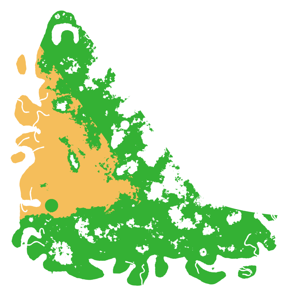 Biome Rust Map: Procedural Map, Size: 6000, Seed: 380611376