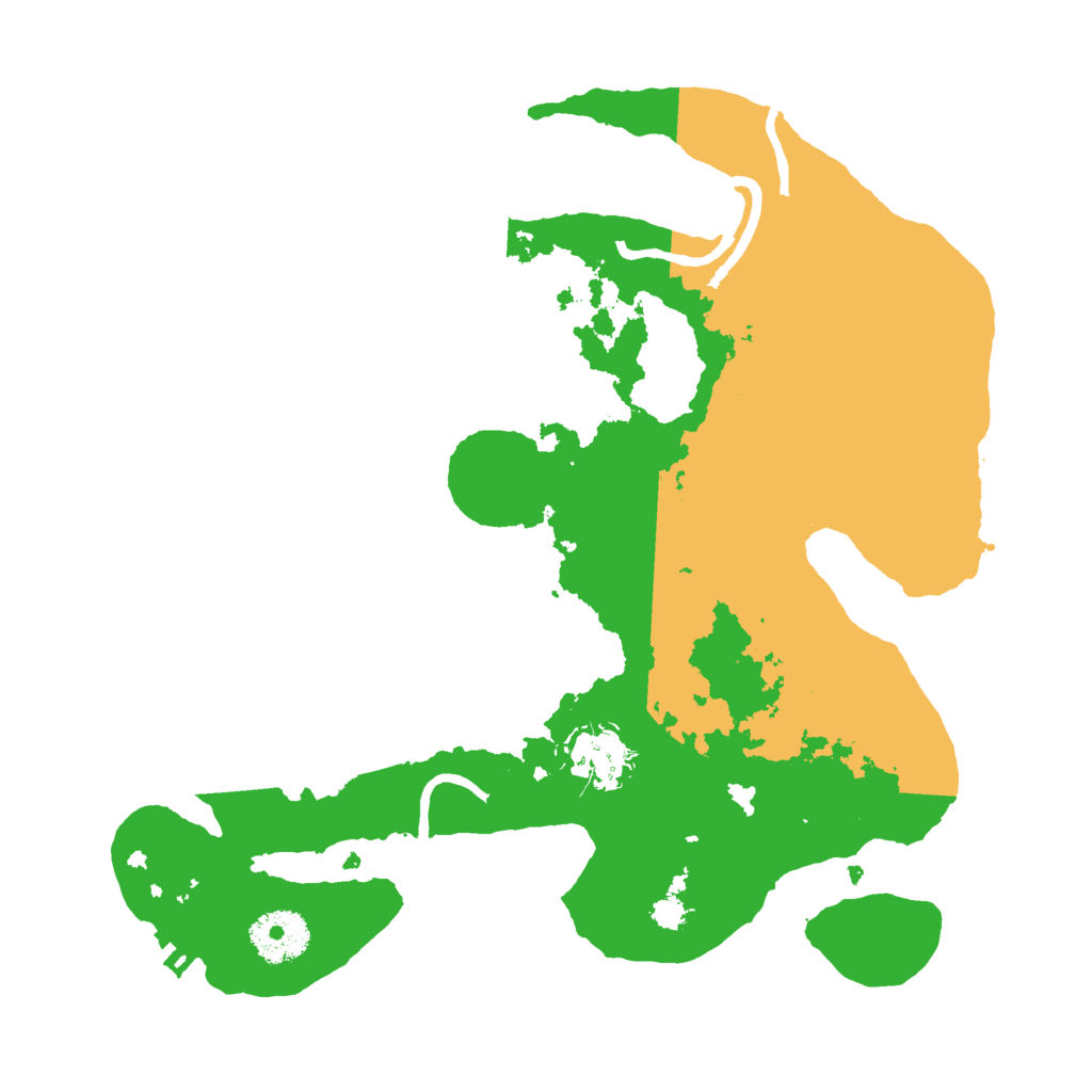 Biome Rust Map: Procedural Map, Size: 3000, Seed: 314374572