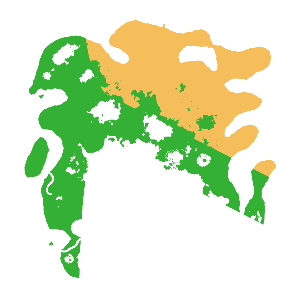 Biome Rust Map: Procedural Map, Size: 3400, Seed: 34988762