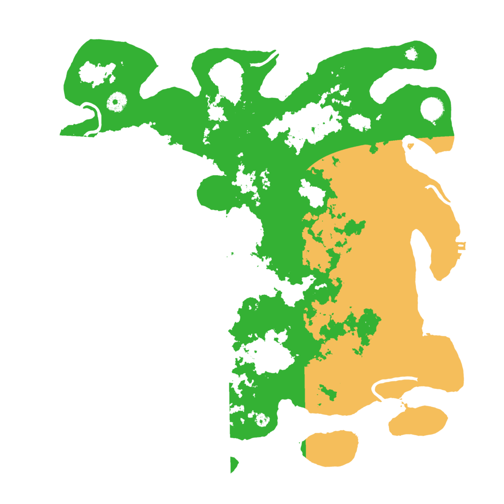 Biome Rust Map: Procedural Map, Size: 3850, Seed: 69988875