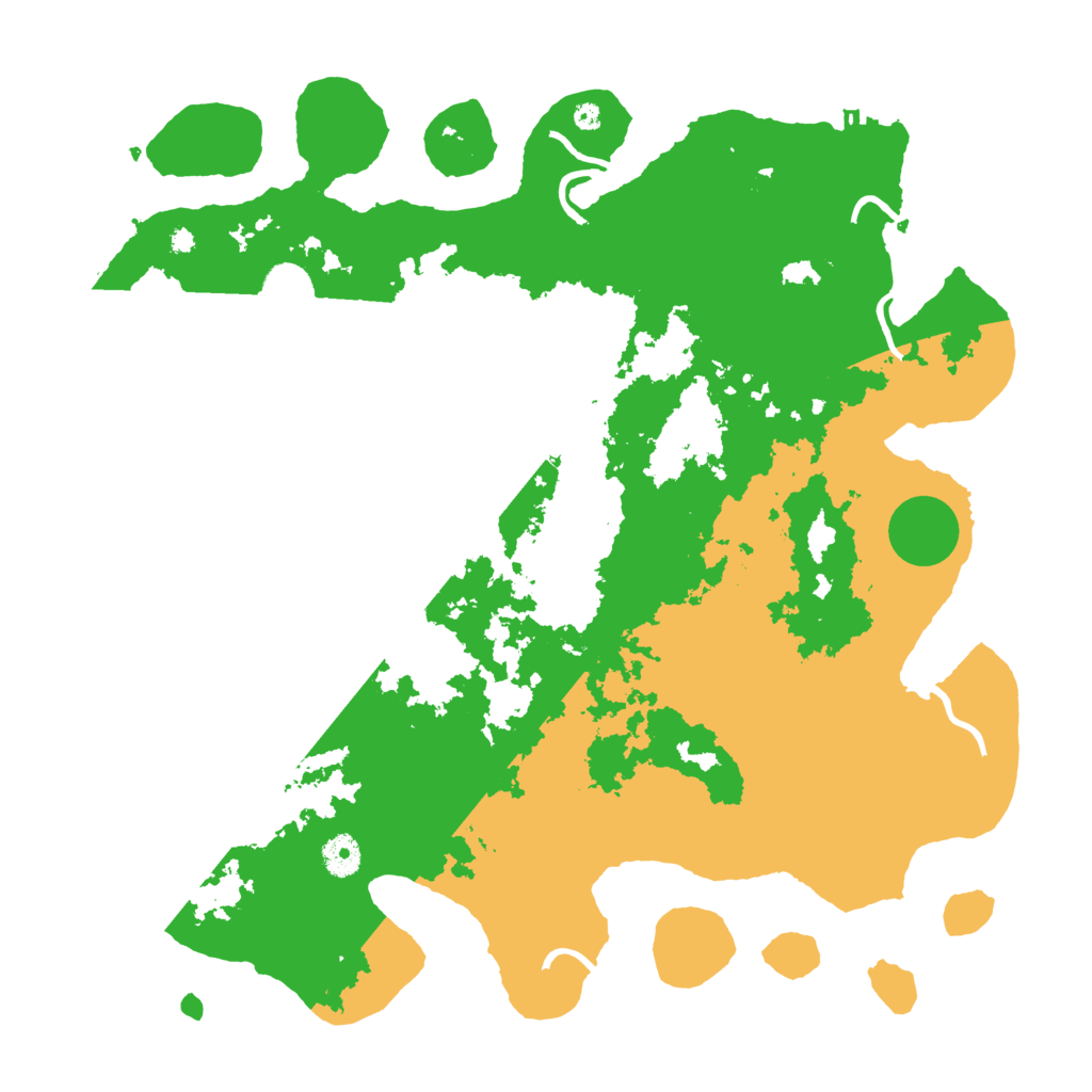 Biome Rust Map: Procedural Map, Size: 4100, Seed: 92857222
