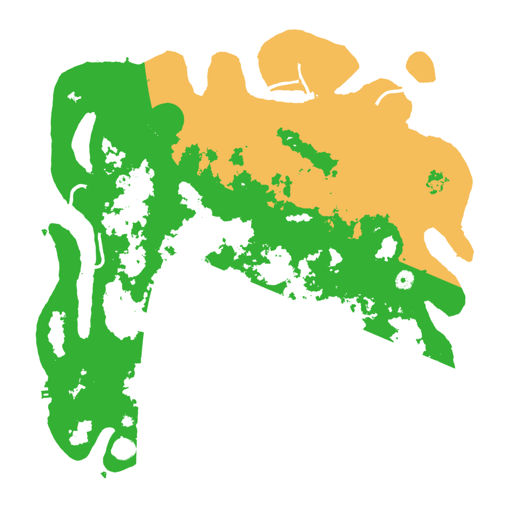 Biome Rust Map: Procedural Map, Size: 4100, Seed: 64093200