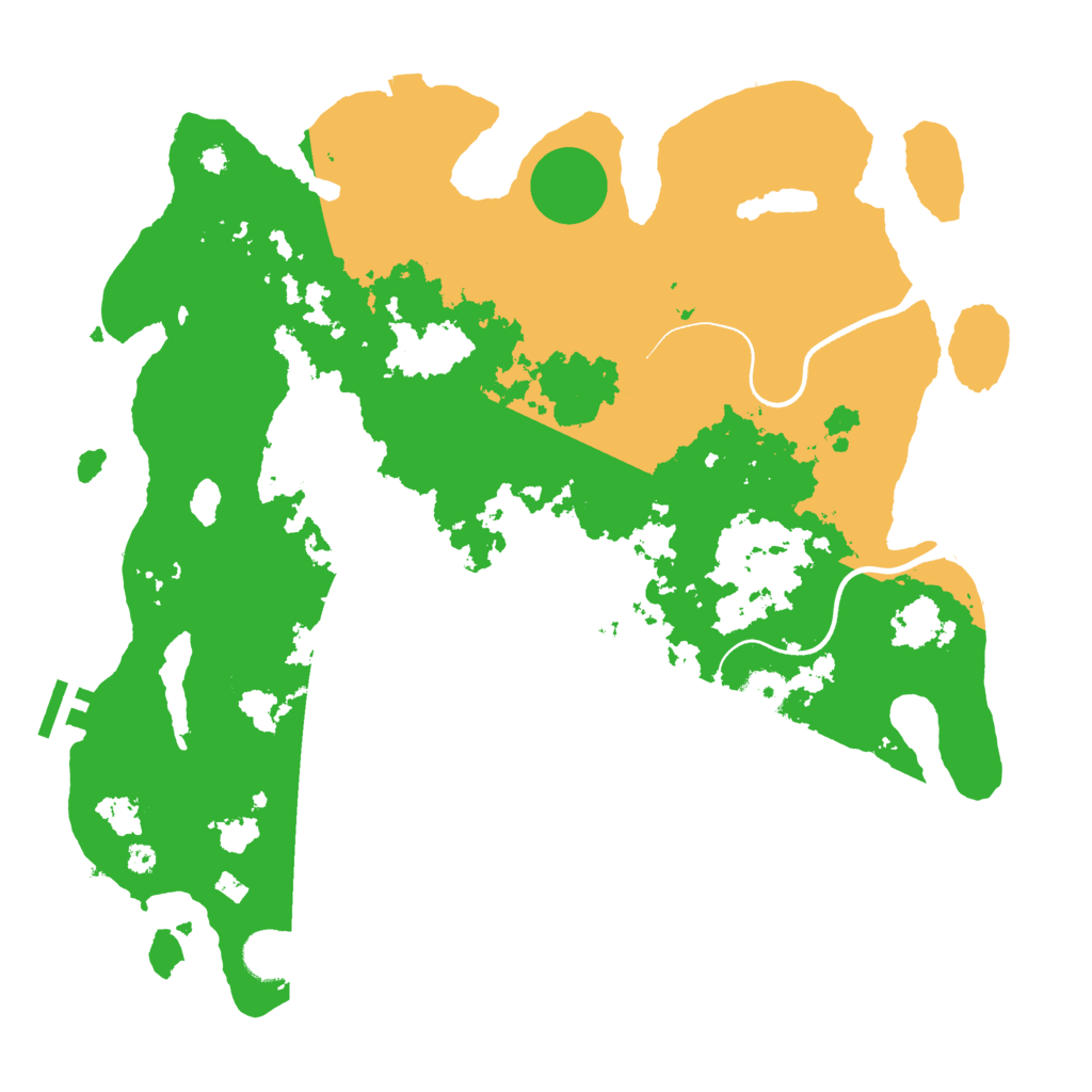 Biome Rust Map: Procedural Map, Size: 3750, Seed: 53312504