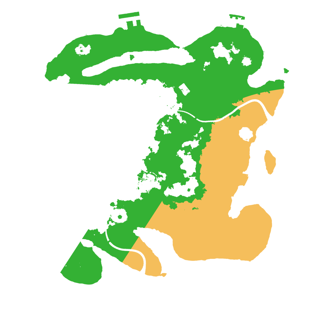 Biome Rust Map: Procedural Map, Size: 3000, Seed: 94116270