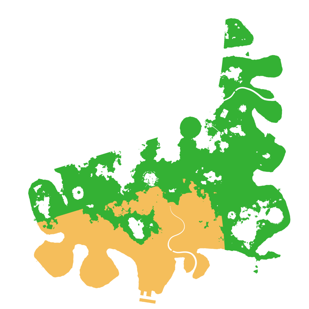 Biome Rust Map: Procedural Map, Size: 3850, Seed: 49116892