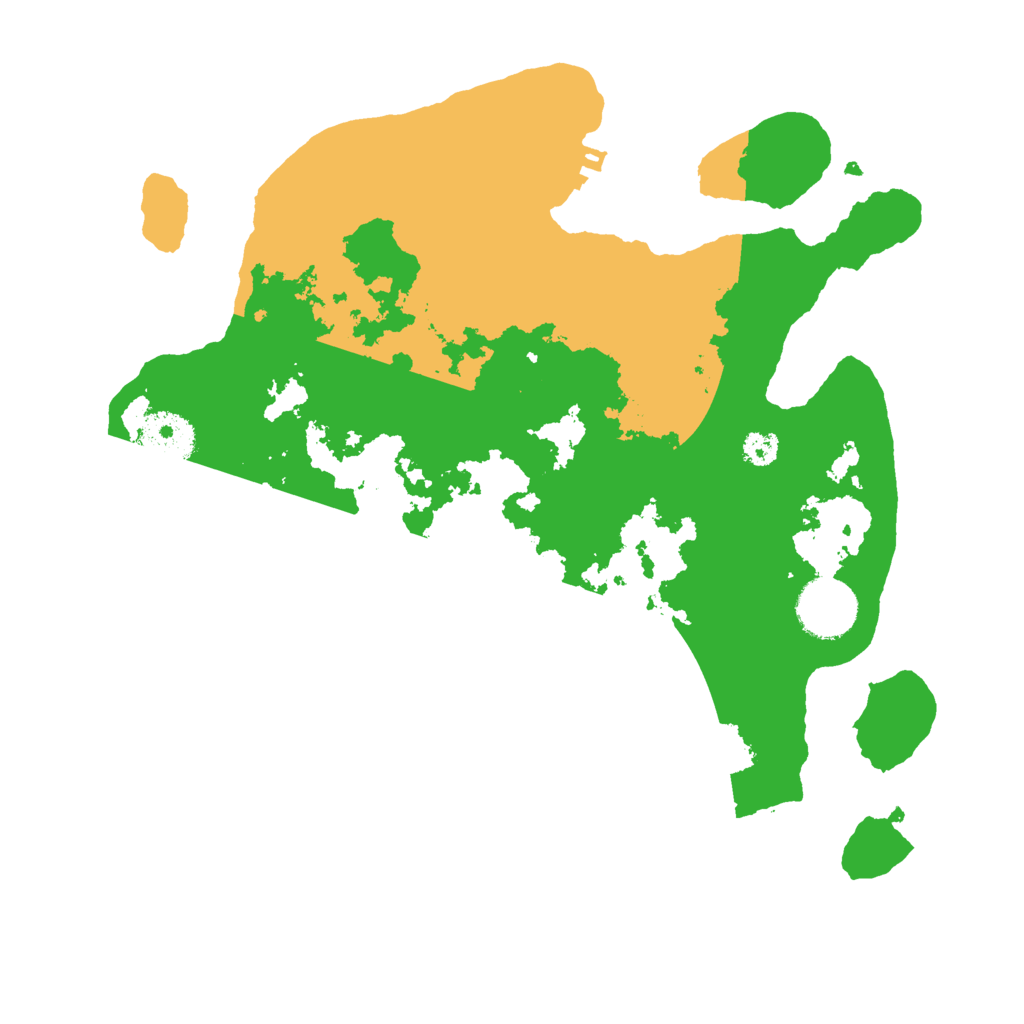 Biome Rust Map: Procedural Map, Size: 3000, Seed: 2141052346