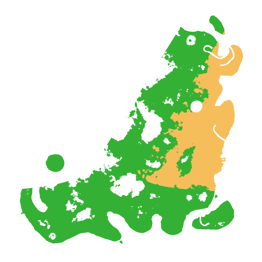 Biome Rust Map: Procedural Map, Size: 4000, Seed: 99329601