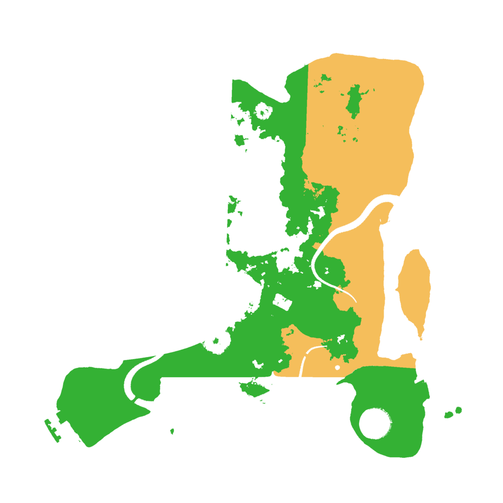 Biome Rust Map: Procedural Map, Size: 3000, Seed: 184708297