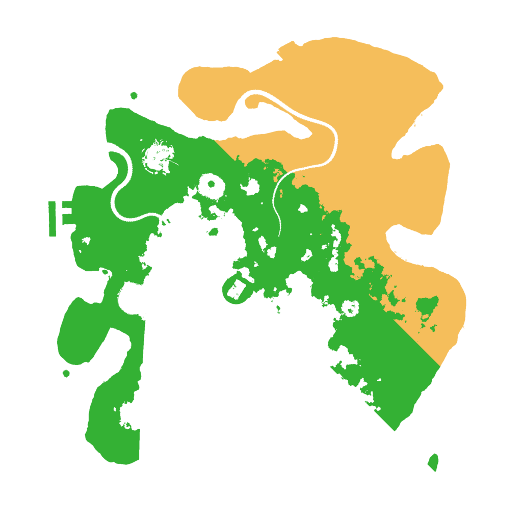 Biome Rust Map: Procedural Map, Size: 3000, Seed: 1871568143