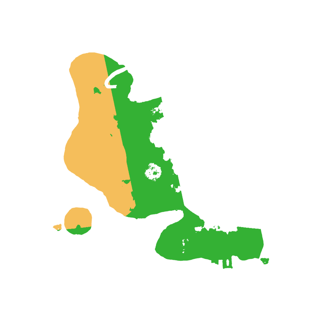 Biome Rust Map: Procedural Map, Size: 2000, Seed: 5827182