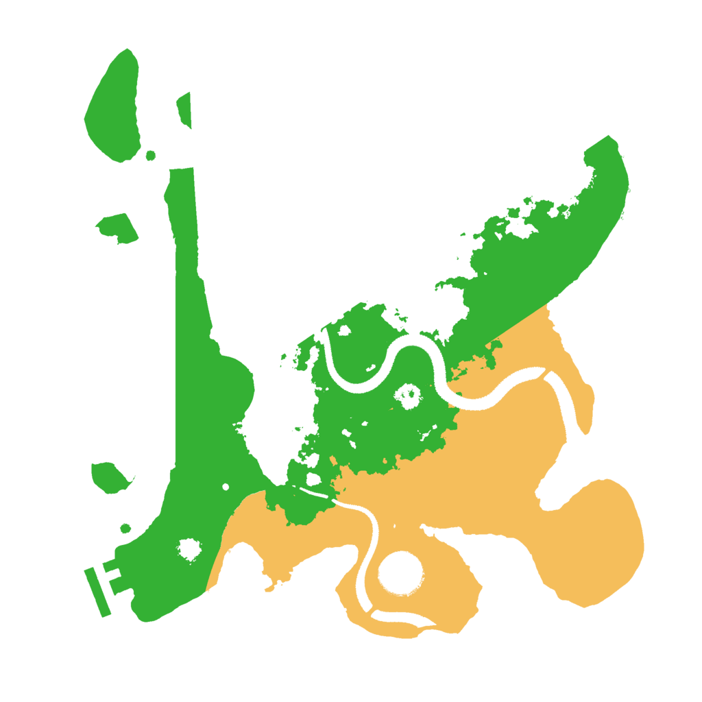 Biome Rust Map: Procedural Map, Size: 2800, Seed: 23452