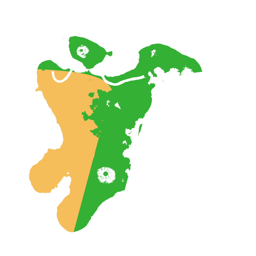 Biome Rust Map: Procedural Map, Size: 2200, Seed: 14