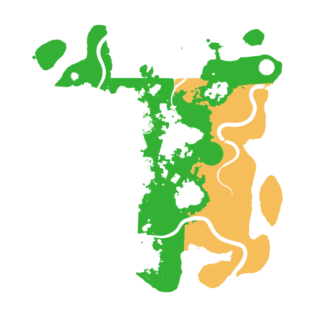Biome Rust Map: Procedural Map, Size: 3500, Seed: 184996929
