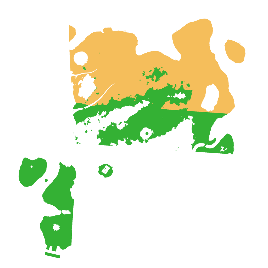 Biome Rust Map: Procedural Map, Size: 3550, Seed: 68953867