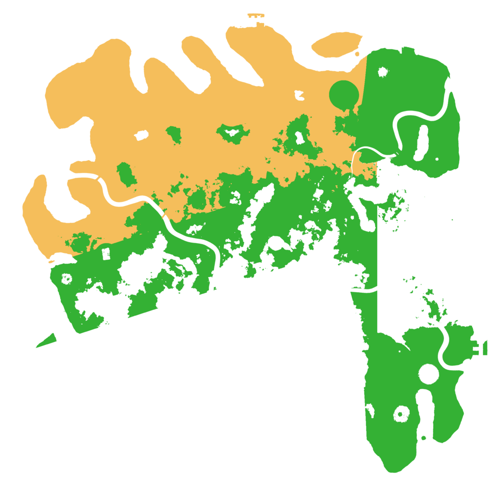 Biome Rust Map: Procedural Map, Size: 4600, Seed: 1142846434
