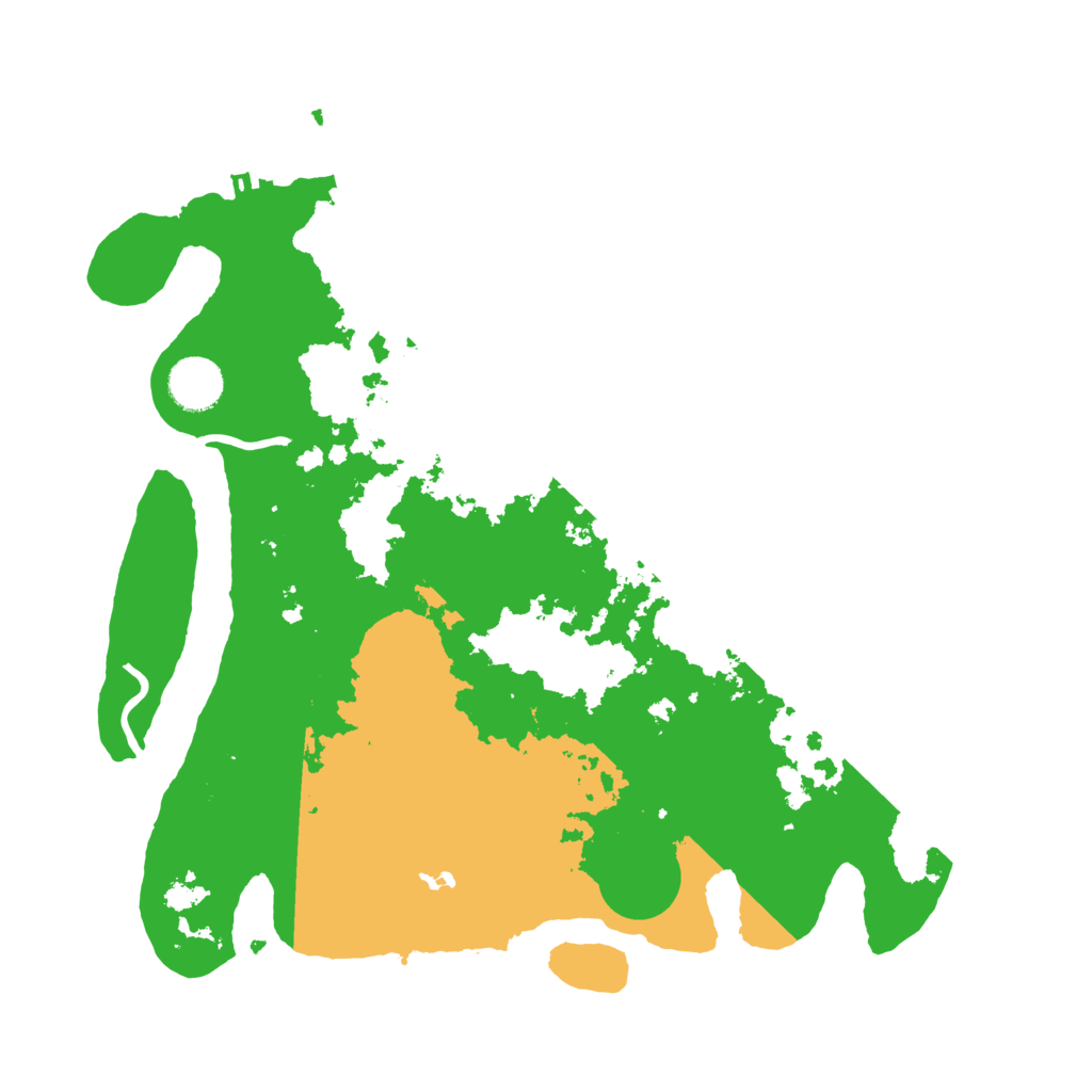 Biome Rust Map: Procedural Map, Size: 3550, Seed: 18731226