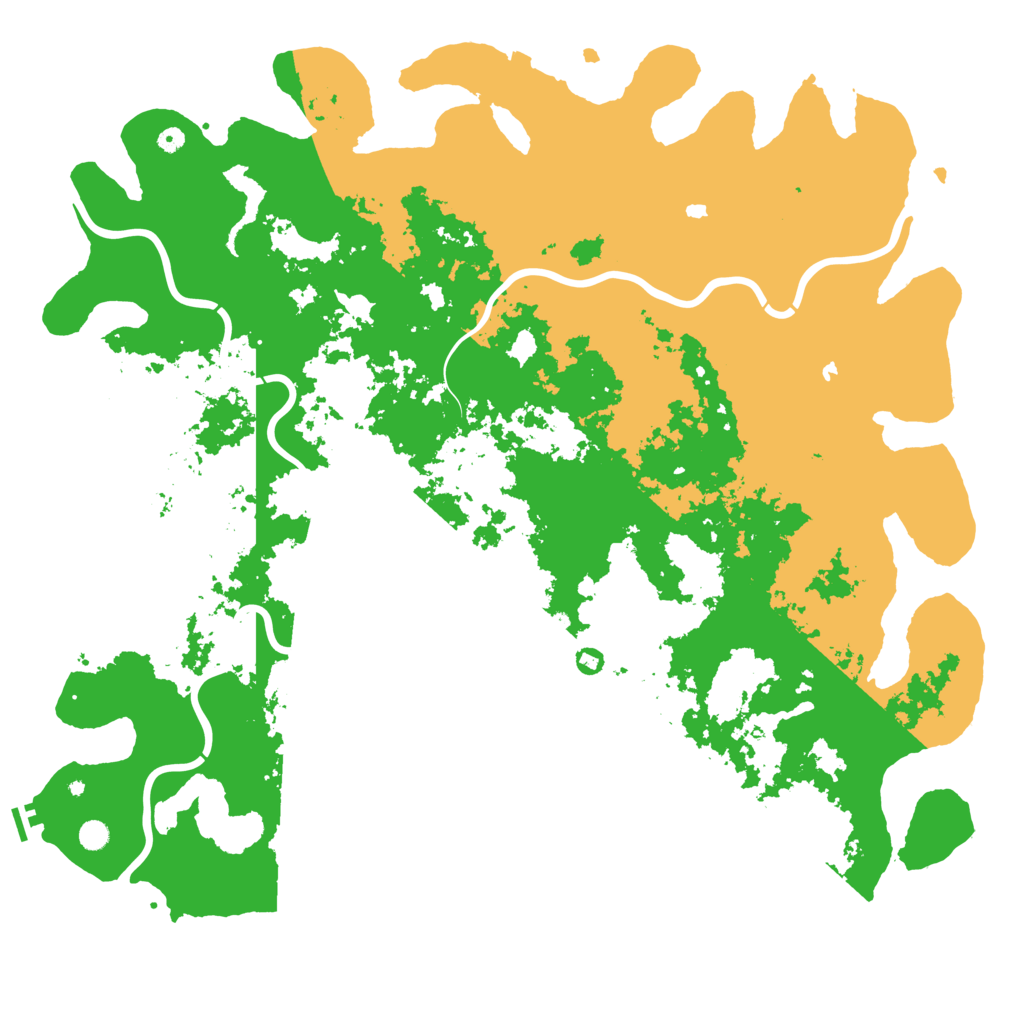 Biome Rust Map: Procedural Map, Size: 6000, Seed: 68538755