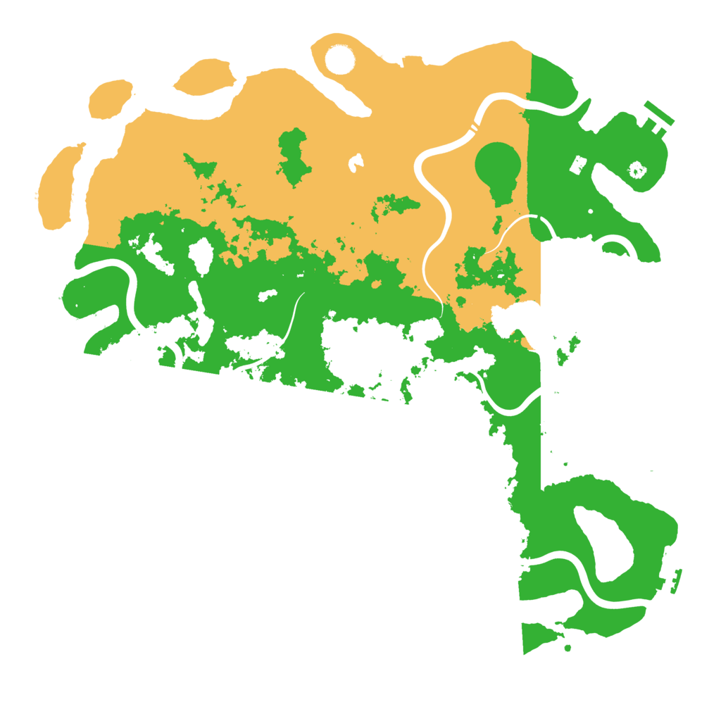 Biome Rust Map: Procedural Map, Size: 4250, Seed: 36825554