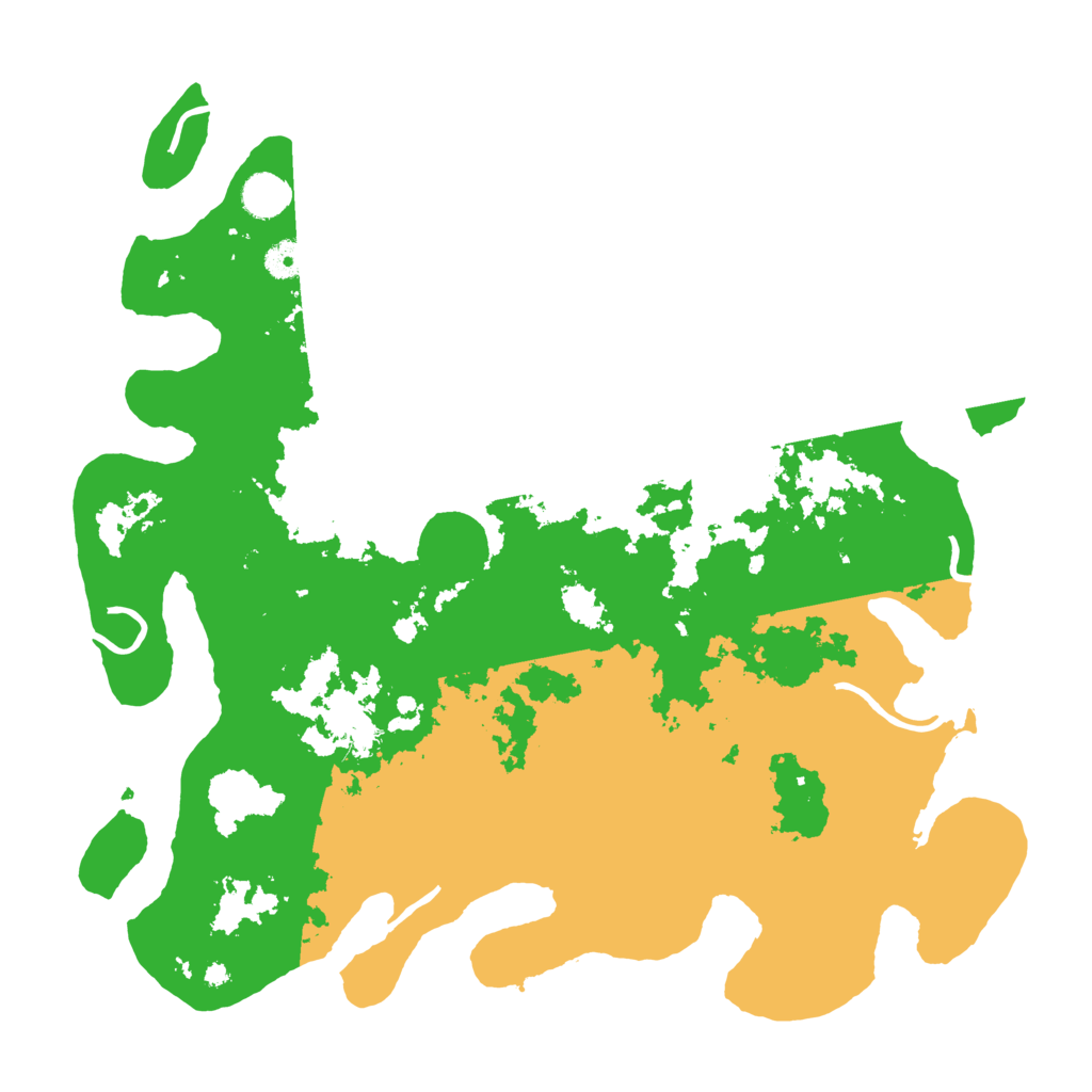Biome Rust Map: Procedural Map, Size: 4200, Seed: 491